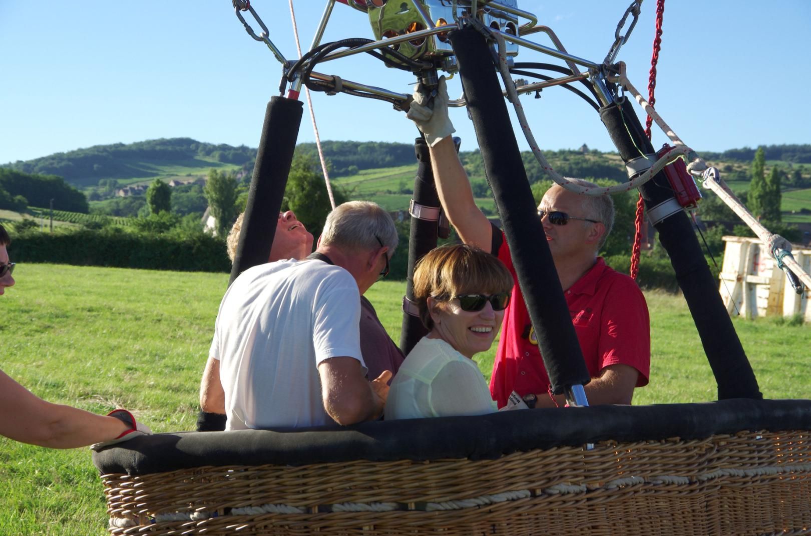 embarquez en montgolfière sur la cote chalonnaise